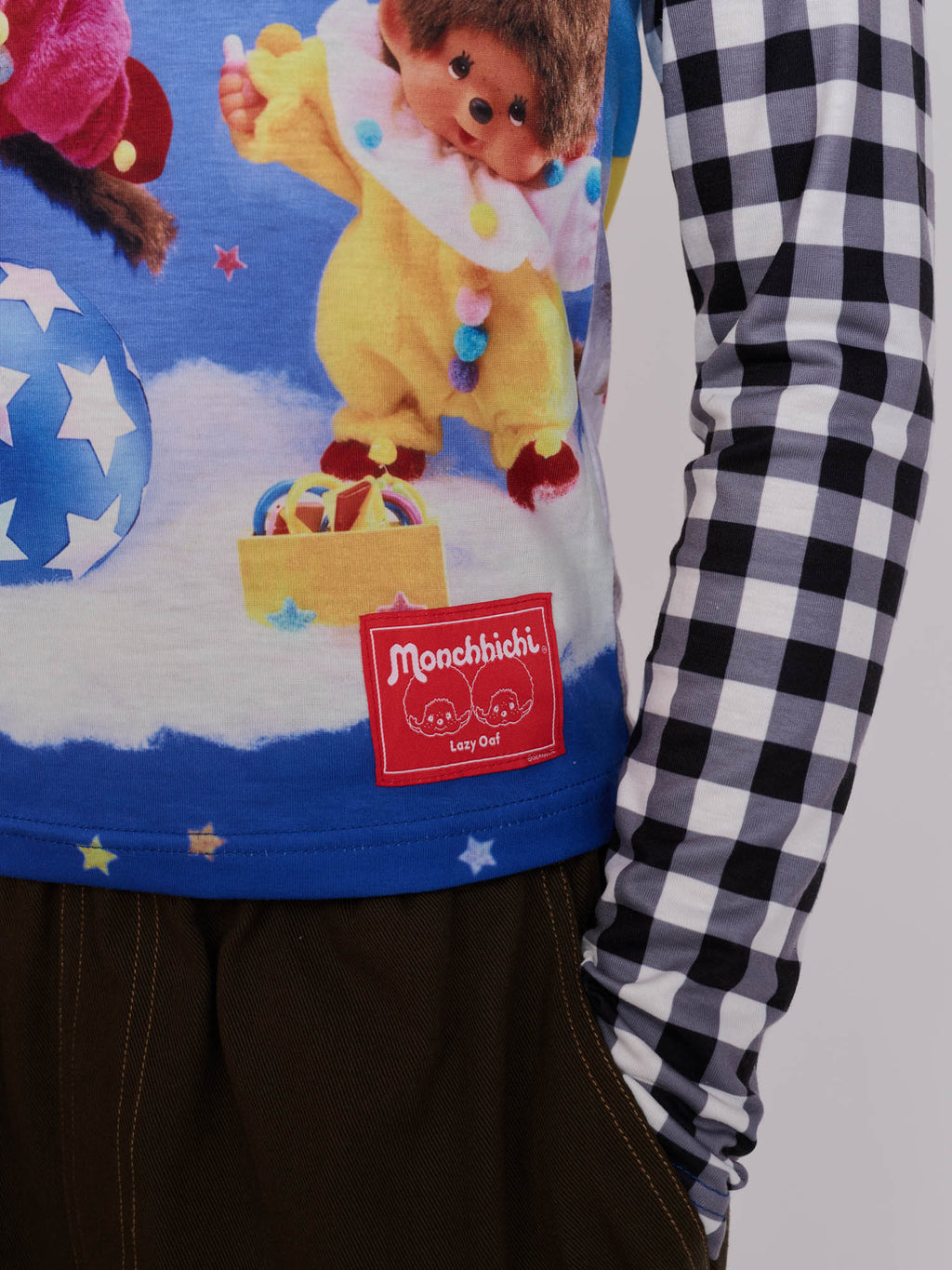 Monchhichi x Lazy Oaf Mash Up Top