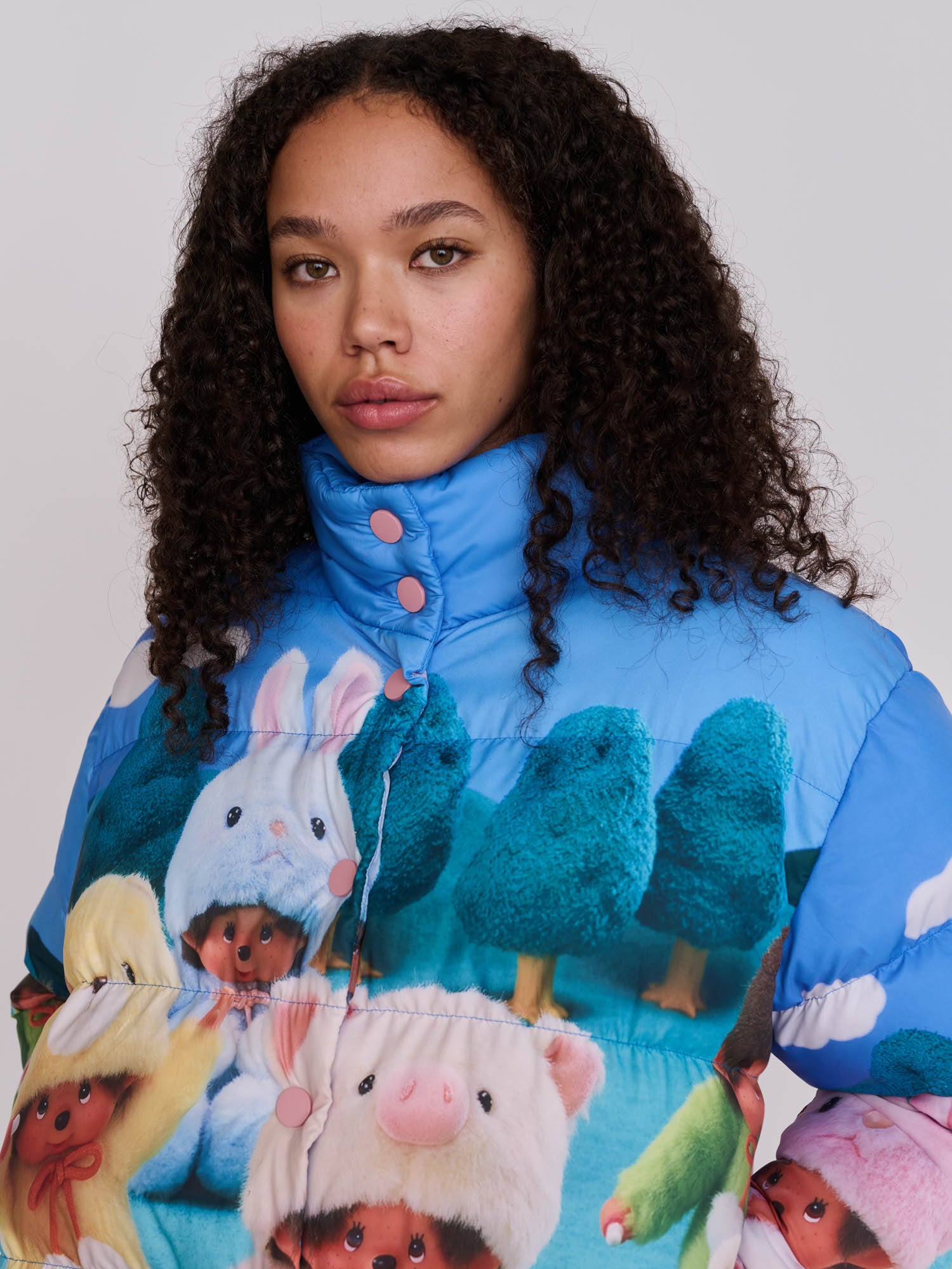Monchhichi x Lazy Oaf Cloud Puffer Coat