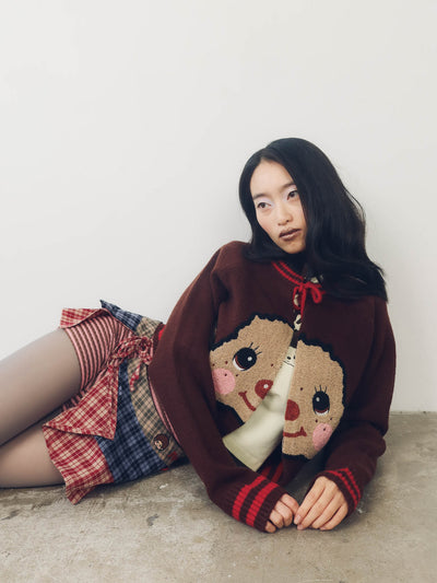 Monchhichi x Lazy Oaf Cardigan