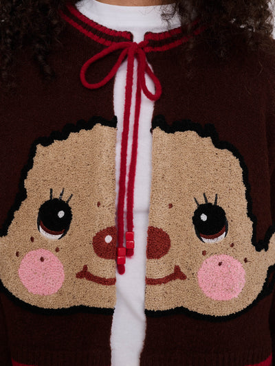 Monchhichi x Lazy Oaf Cardigan