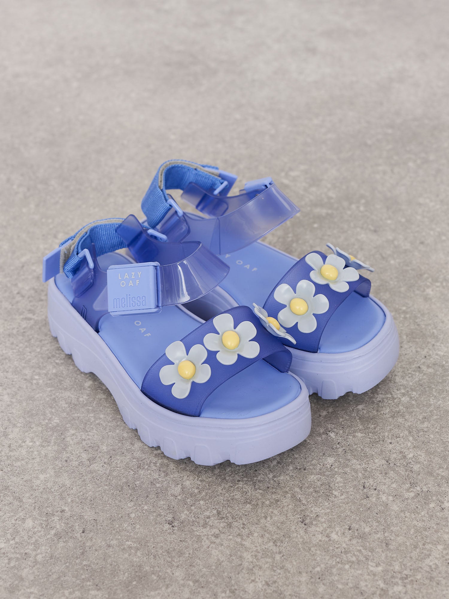 Melissa x LO Blue Kick Off Sandal