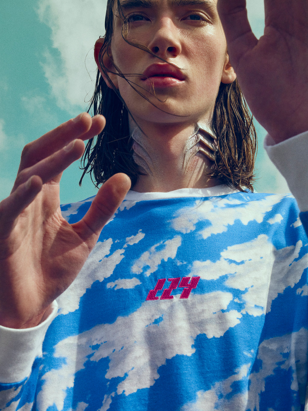 Lazy Oaf Head In The Clouds Long Sleeve Tee