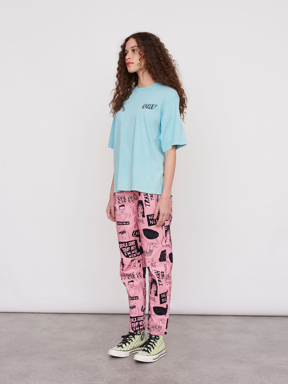 Lazy Oaf Band Poster Pants
