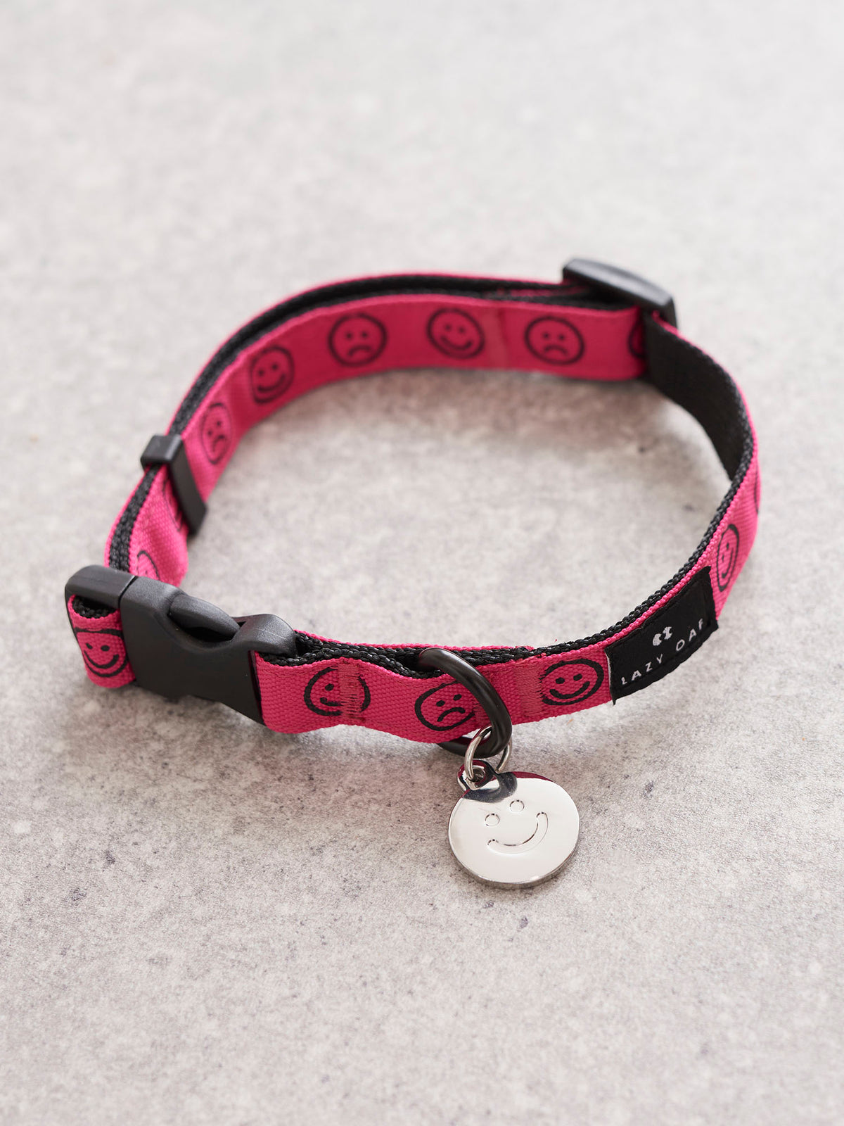 Lazy Oaf Pink Dog Collar