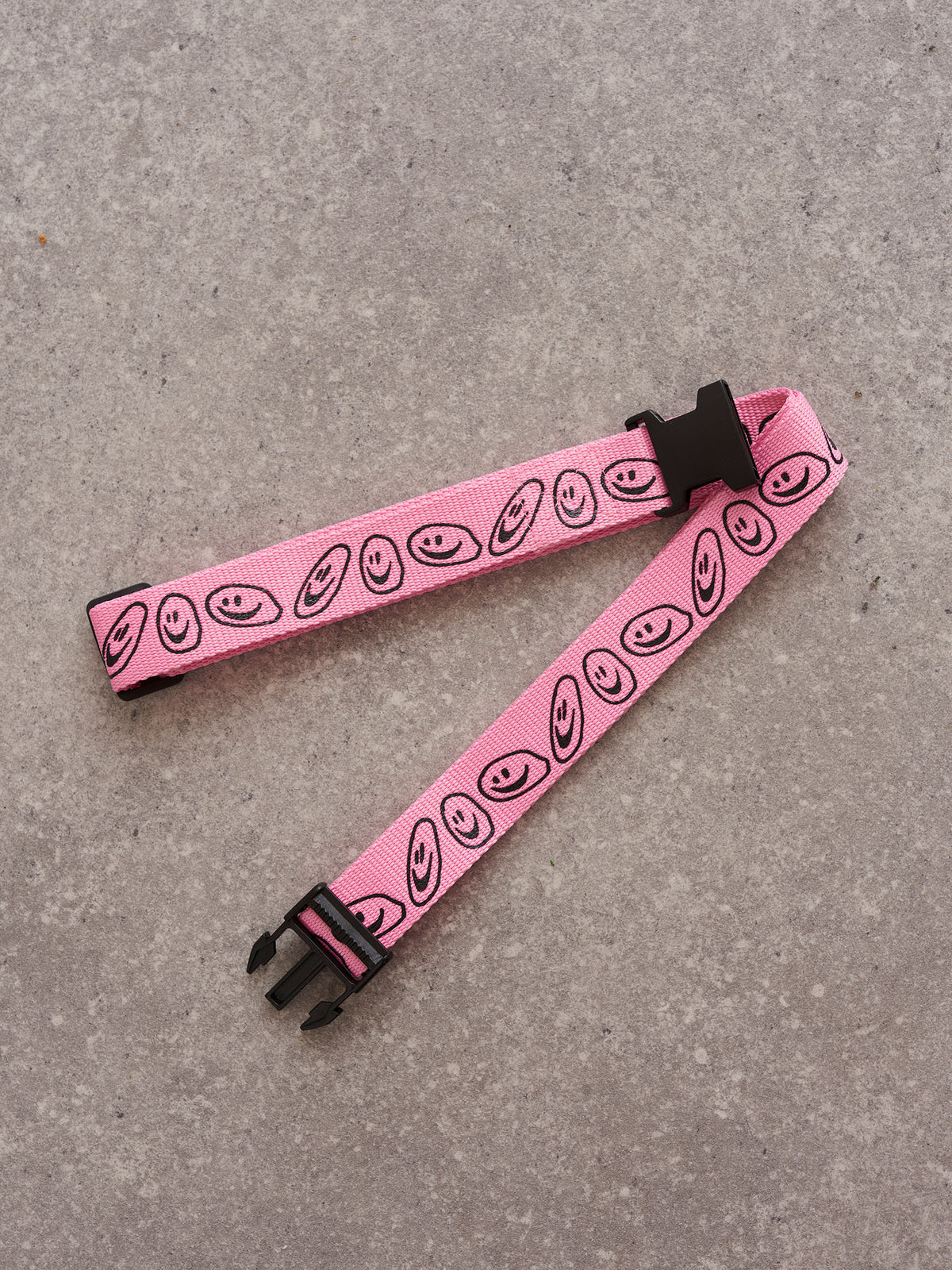 Lazy Oaf Squish Face Pink Belt