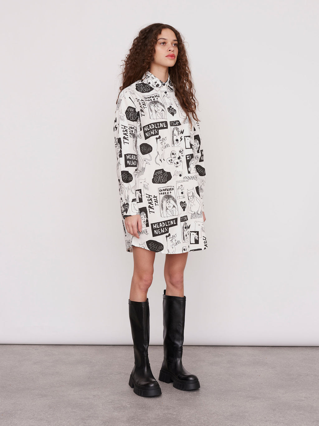 lazy oaf shirt dress Lazy Oaf Pink Leopard Shirt Dress