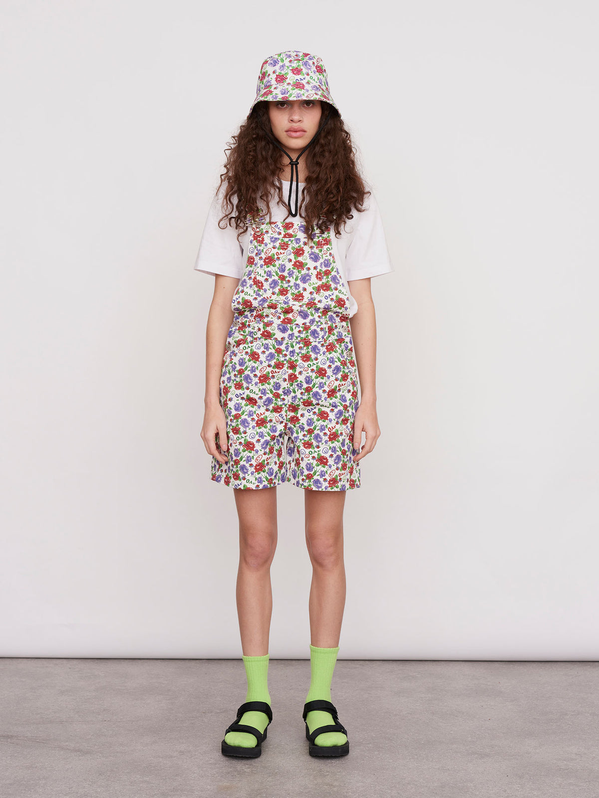 Lazy Oaf Childs Play Floral Dungarees
