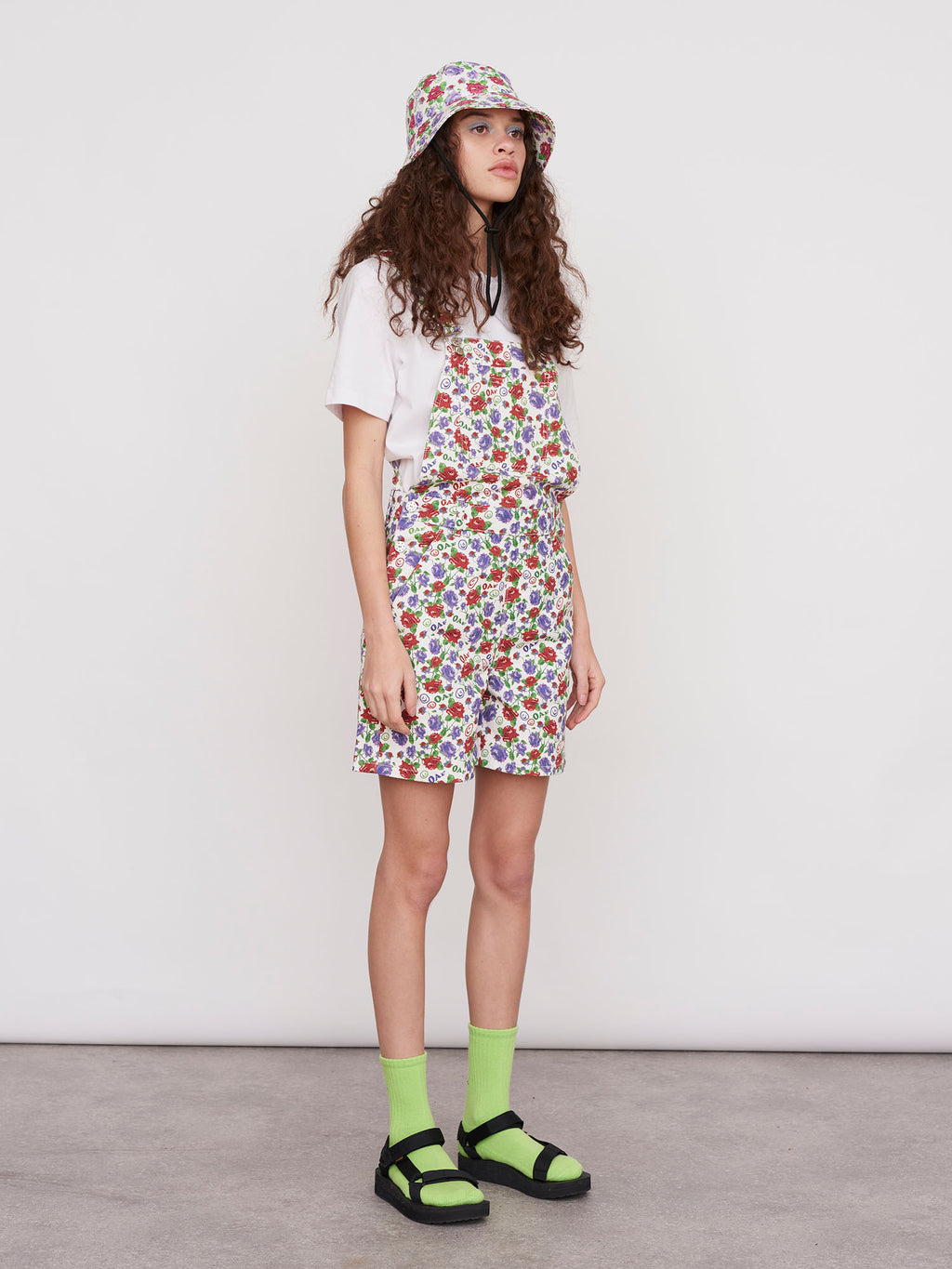 Lazy Oaf Childs Play Floral Dungarees