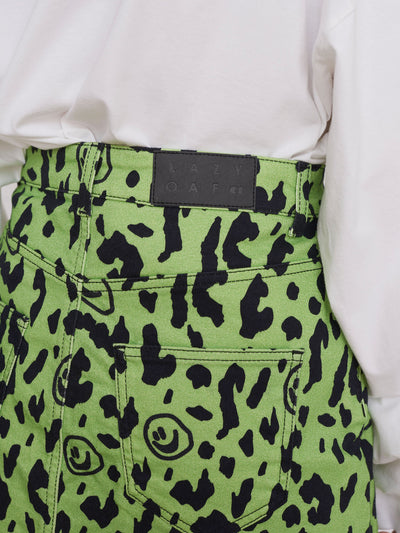 Lazy Oaf Squish Face Leopard Skirt