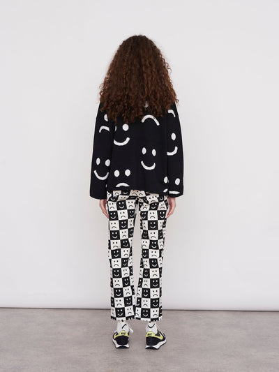 Lazy Oaf Happy Sad Knit Jumper