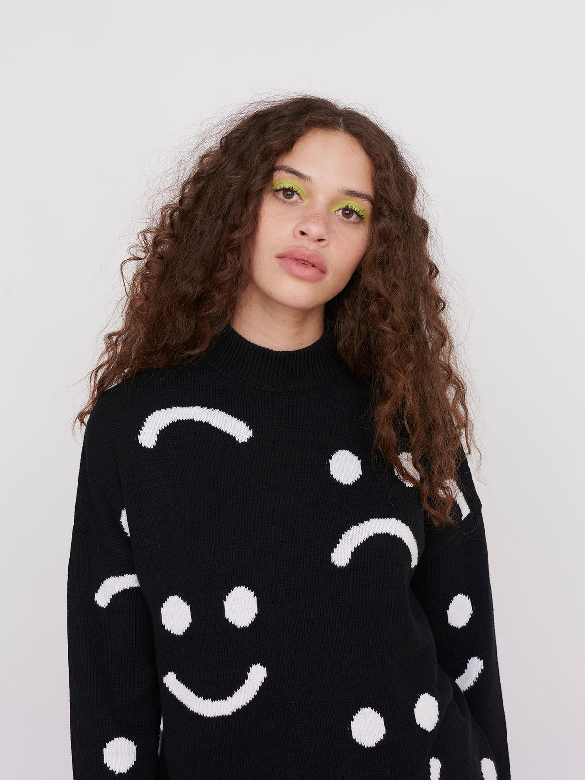 Lazy Oaf Happy Sad Knit Jumper