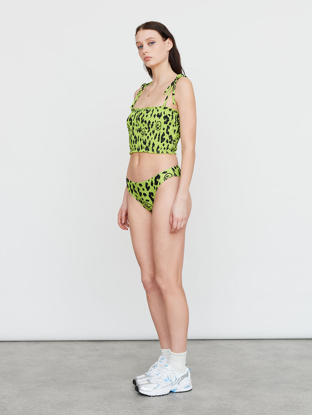 Lazy Oaf Limey Leopard Bikini Top