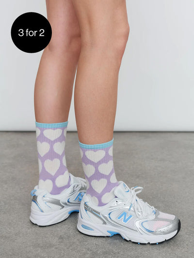 LO x Laura Callaghan Another World Heart Socks
