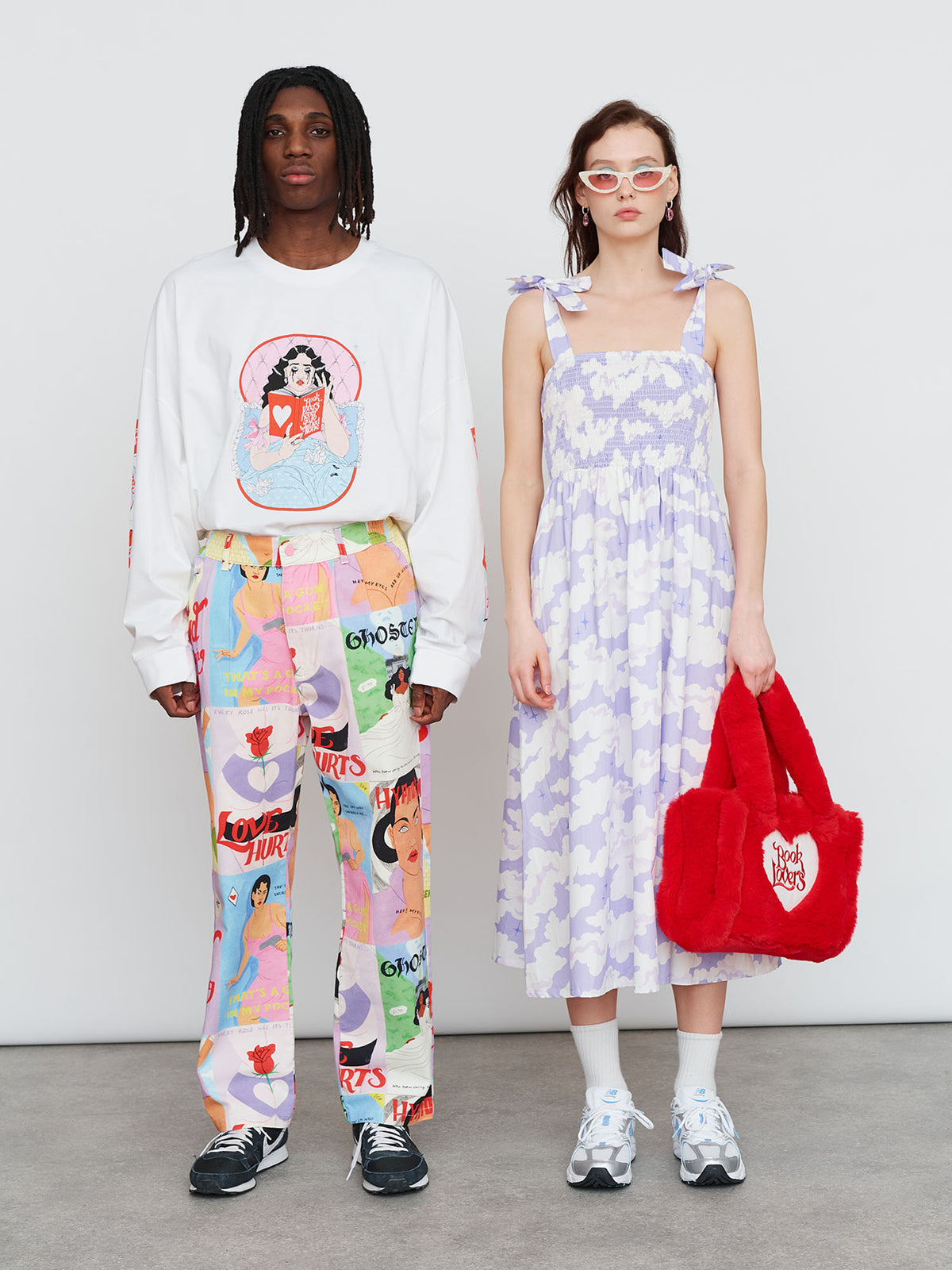 LO X Laura Callaghan Fantasy Fiction Tie Shoulder Dress