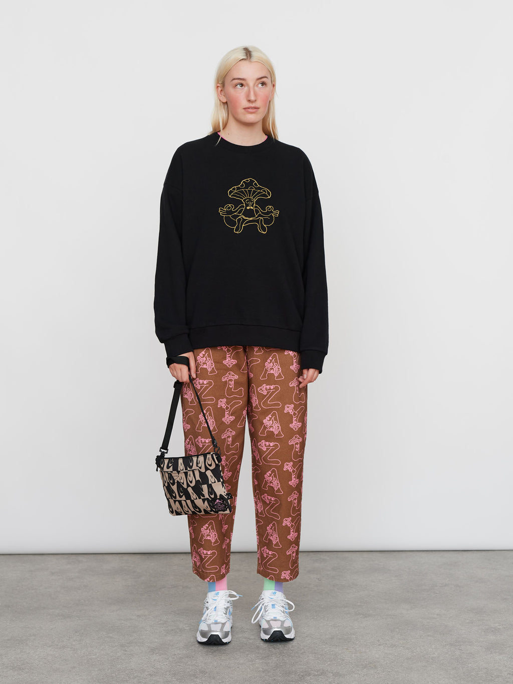 Lazy Mushroom Meditation Sweatshirt