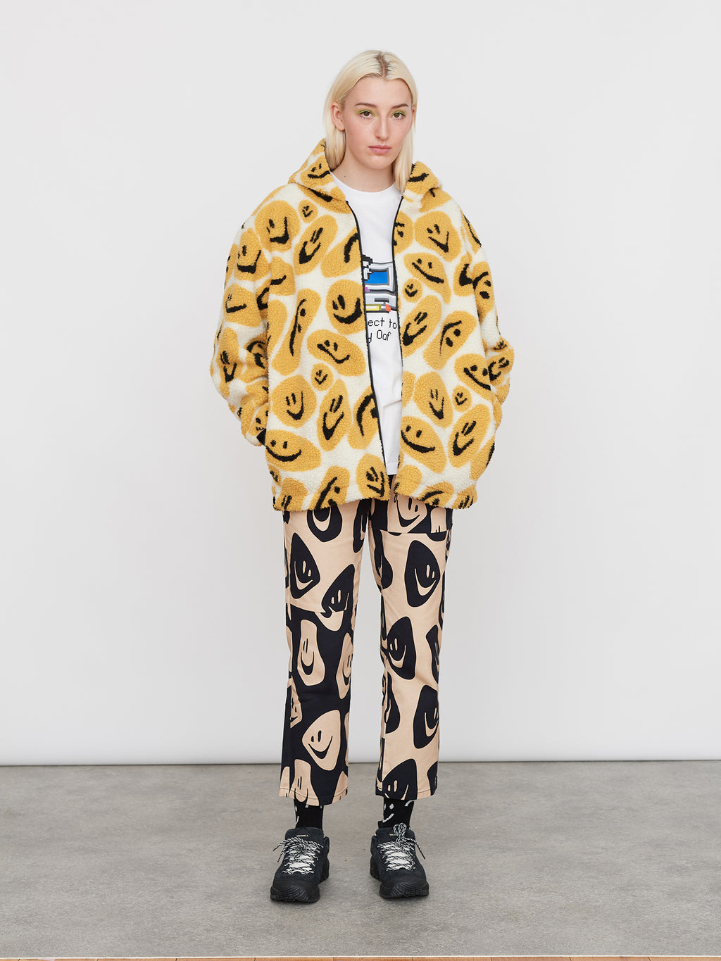 Squish Face Zip Through Fleece