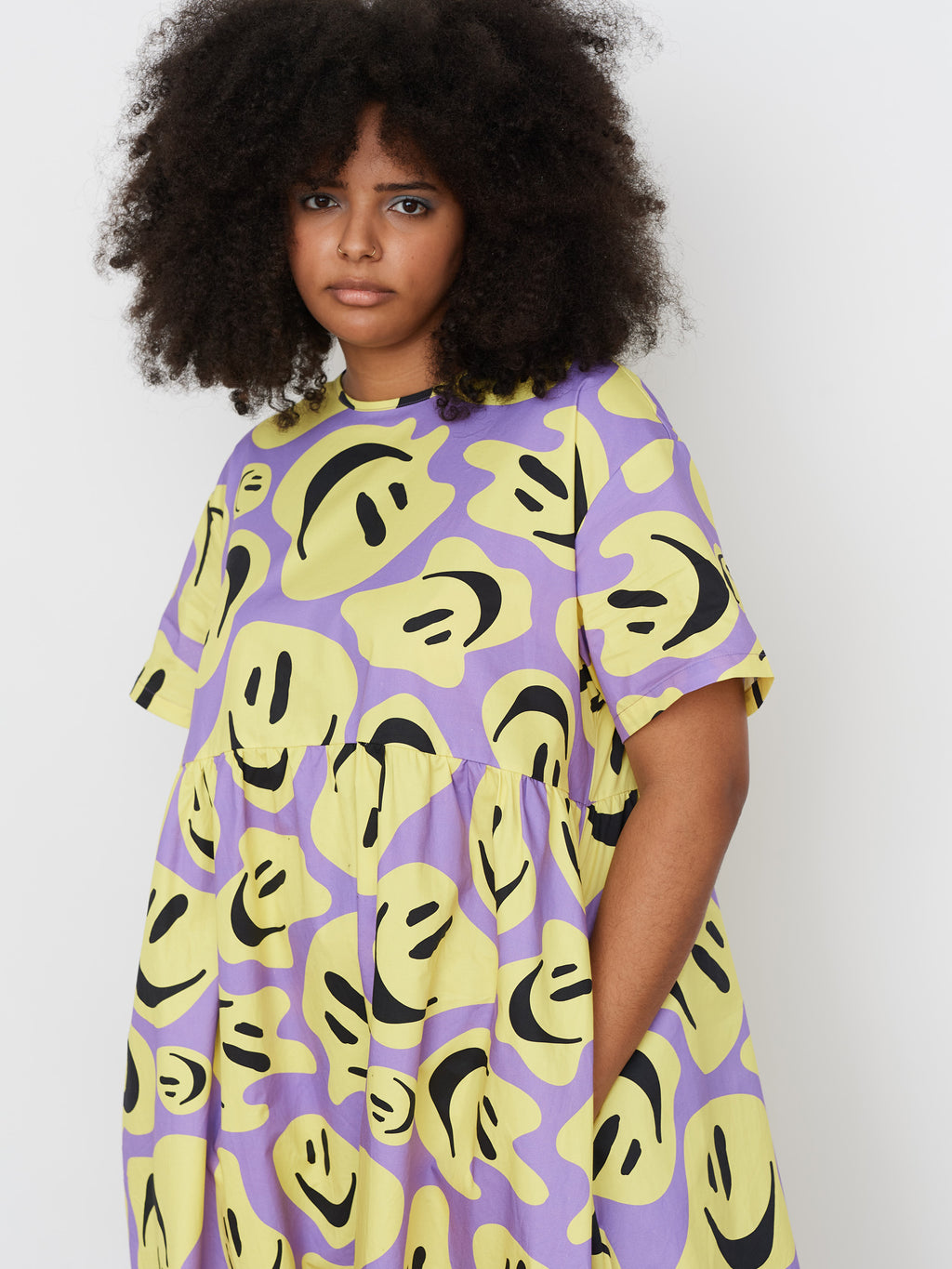 smiles fashion dresses Smiles Fashion. Cinched Waist Floral Printed Midi Dress