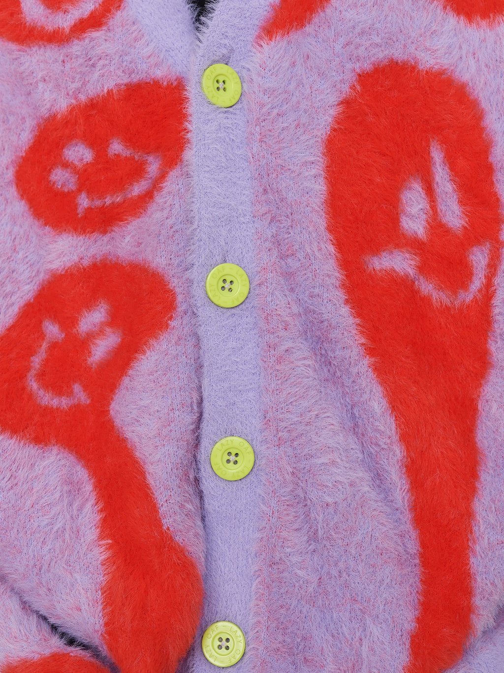 Lava Lamp Fluffy Knit Cardigan