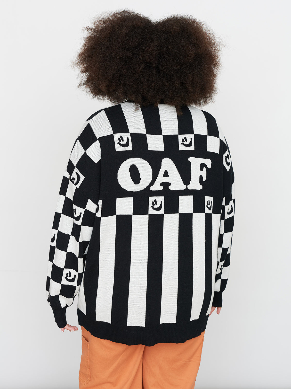 Checkered Oaf Cardigan