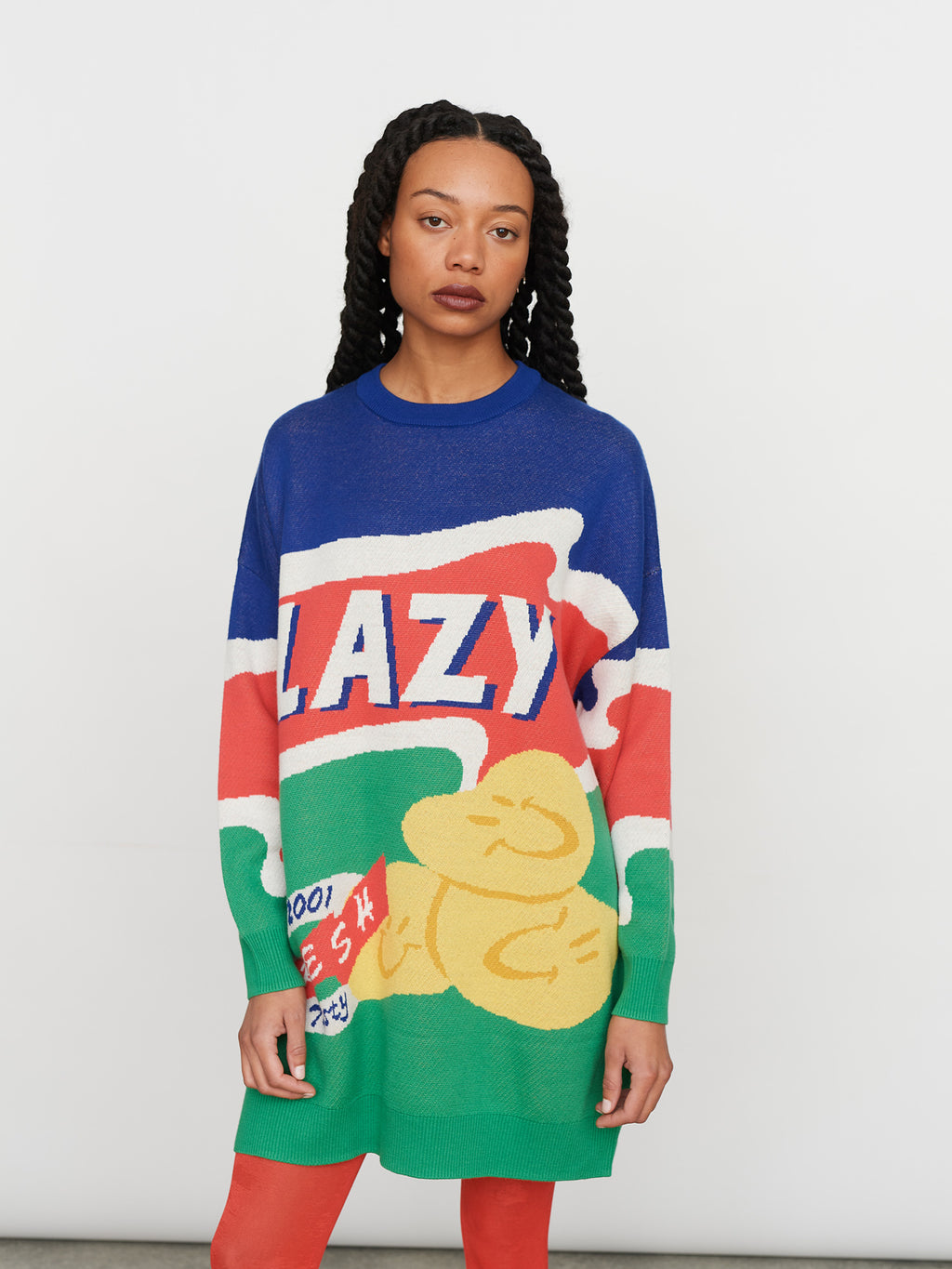 Fresh And Tasty Knitted Longline Jumper
