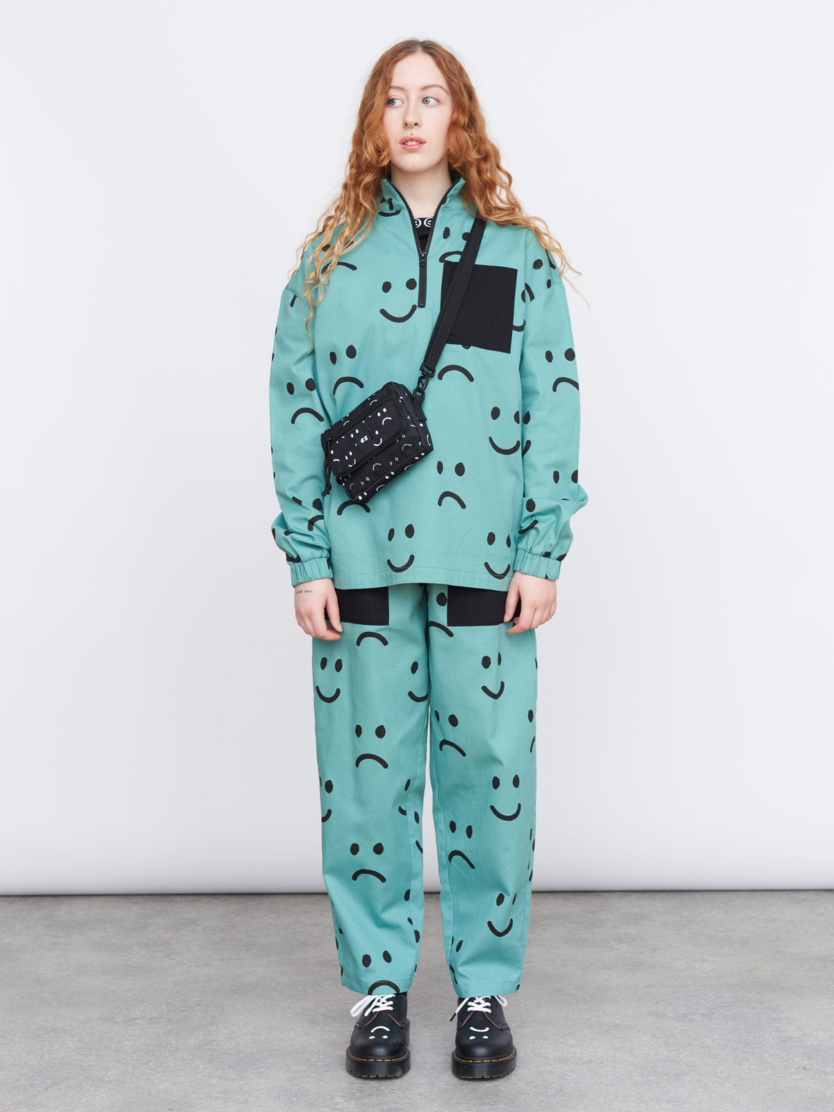 Happy Sad Green Tracktop