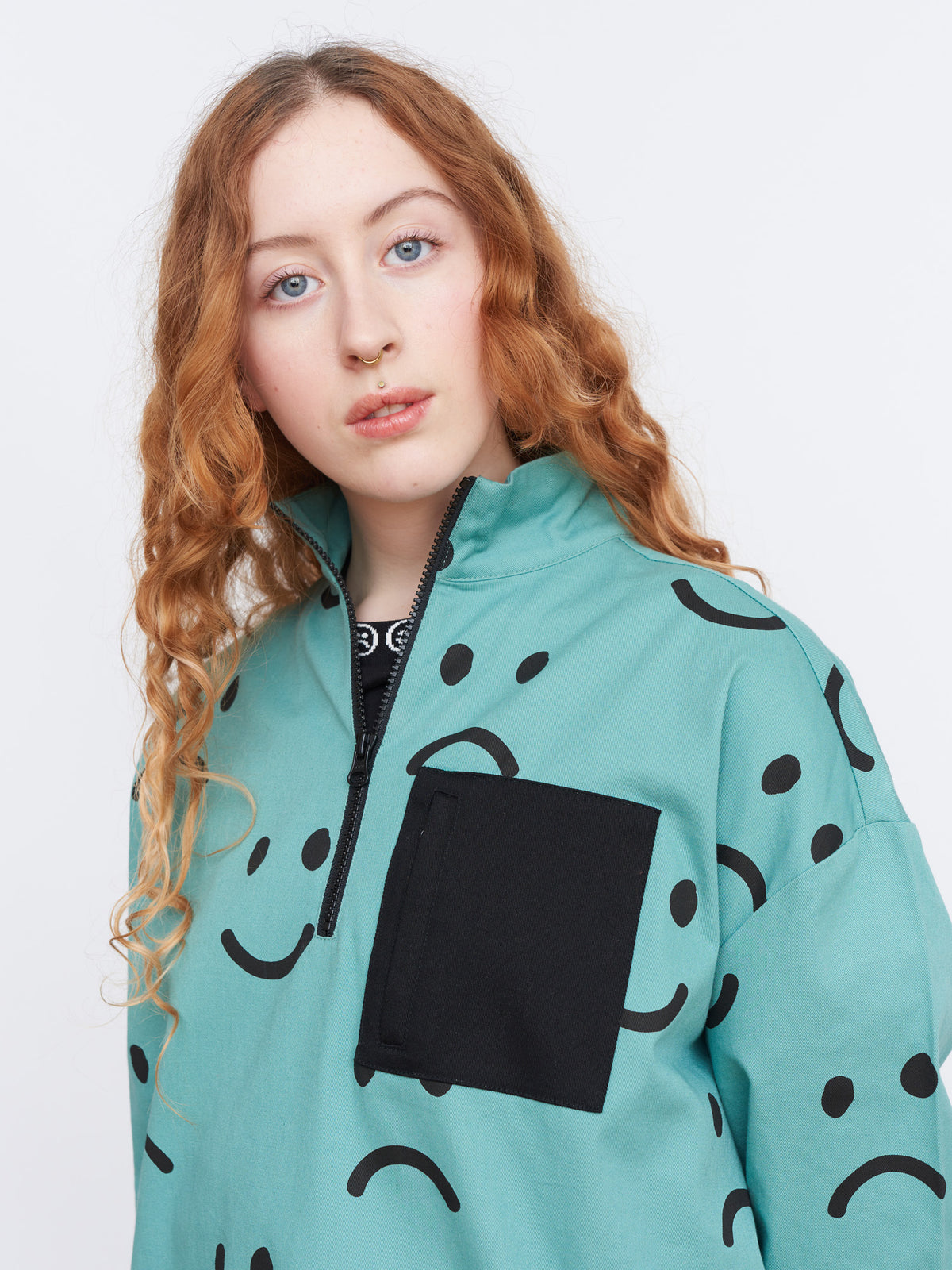 Happy Sad Green Tracktop