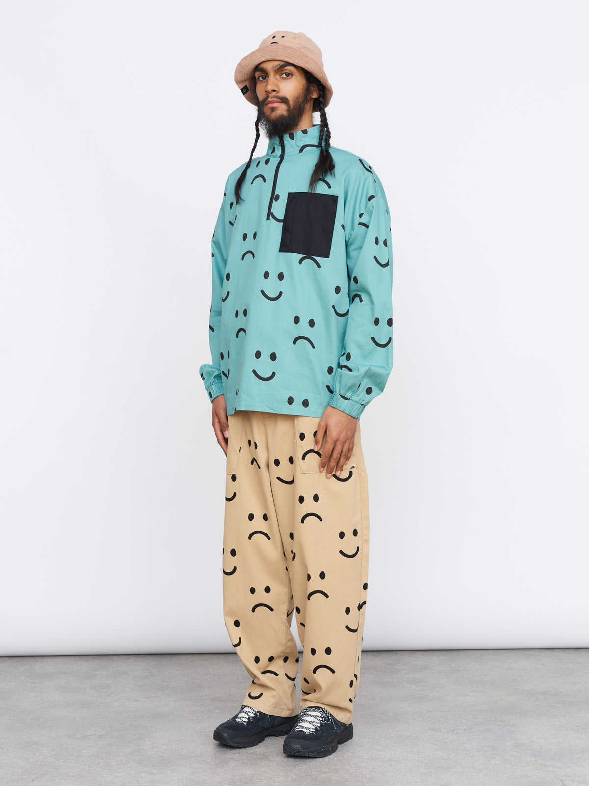 Happy Sad Green Tracktop
