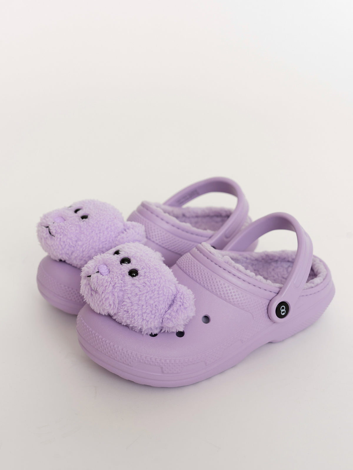 LO X Crocs Three-Eyed Teddy Lined Clog