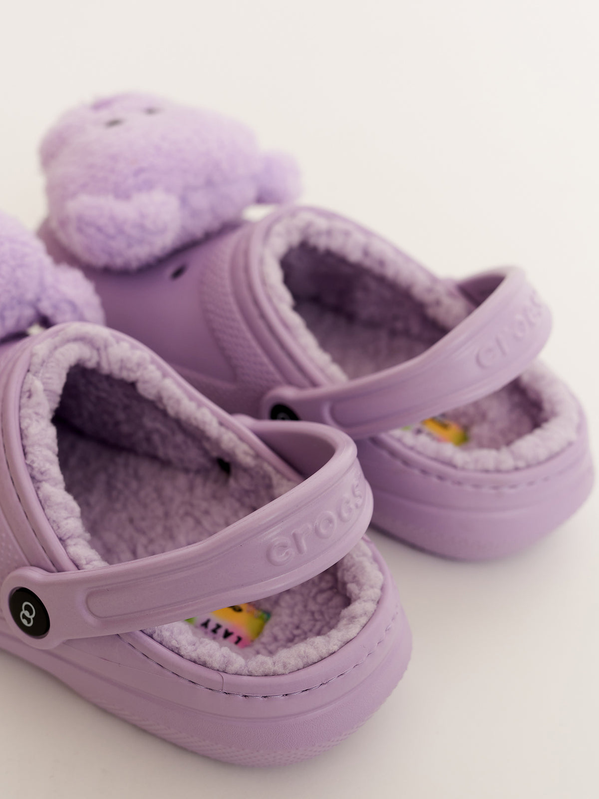 LO X Crocs Three-Eyed Teddy Lined Clog
