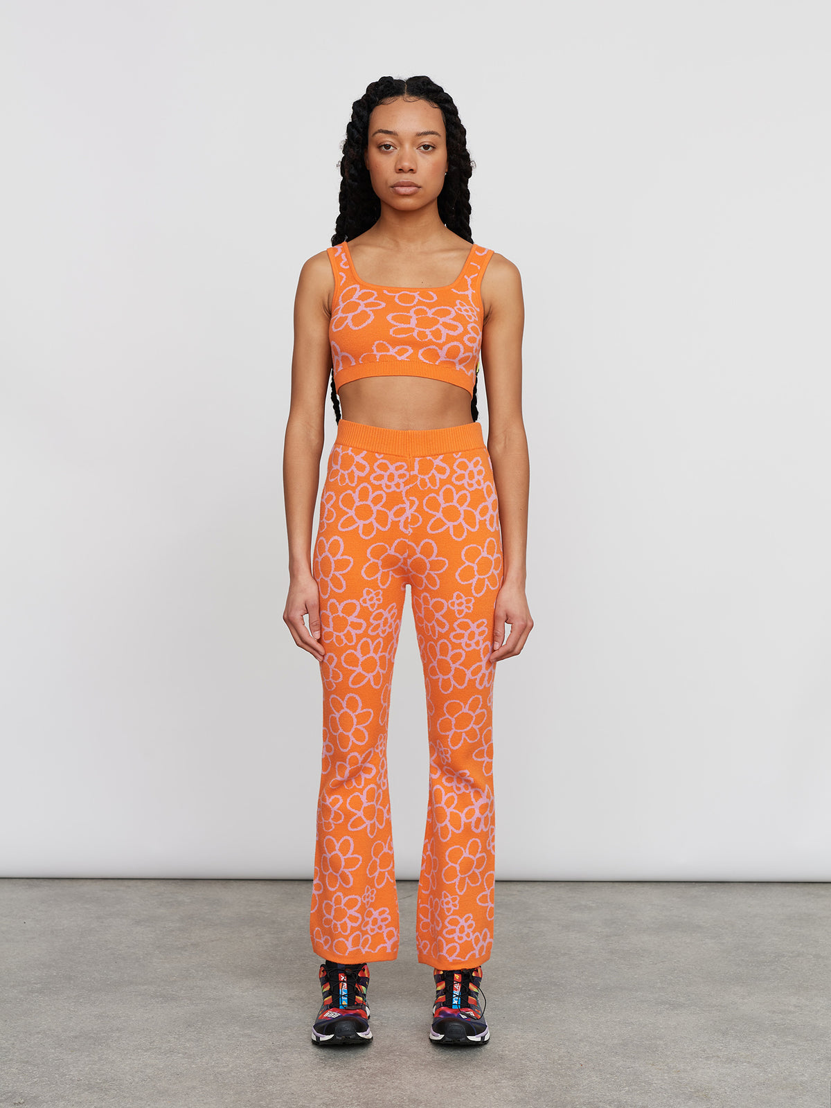 Fruit Salad Knitted Flares
