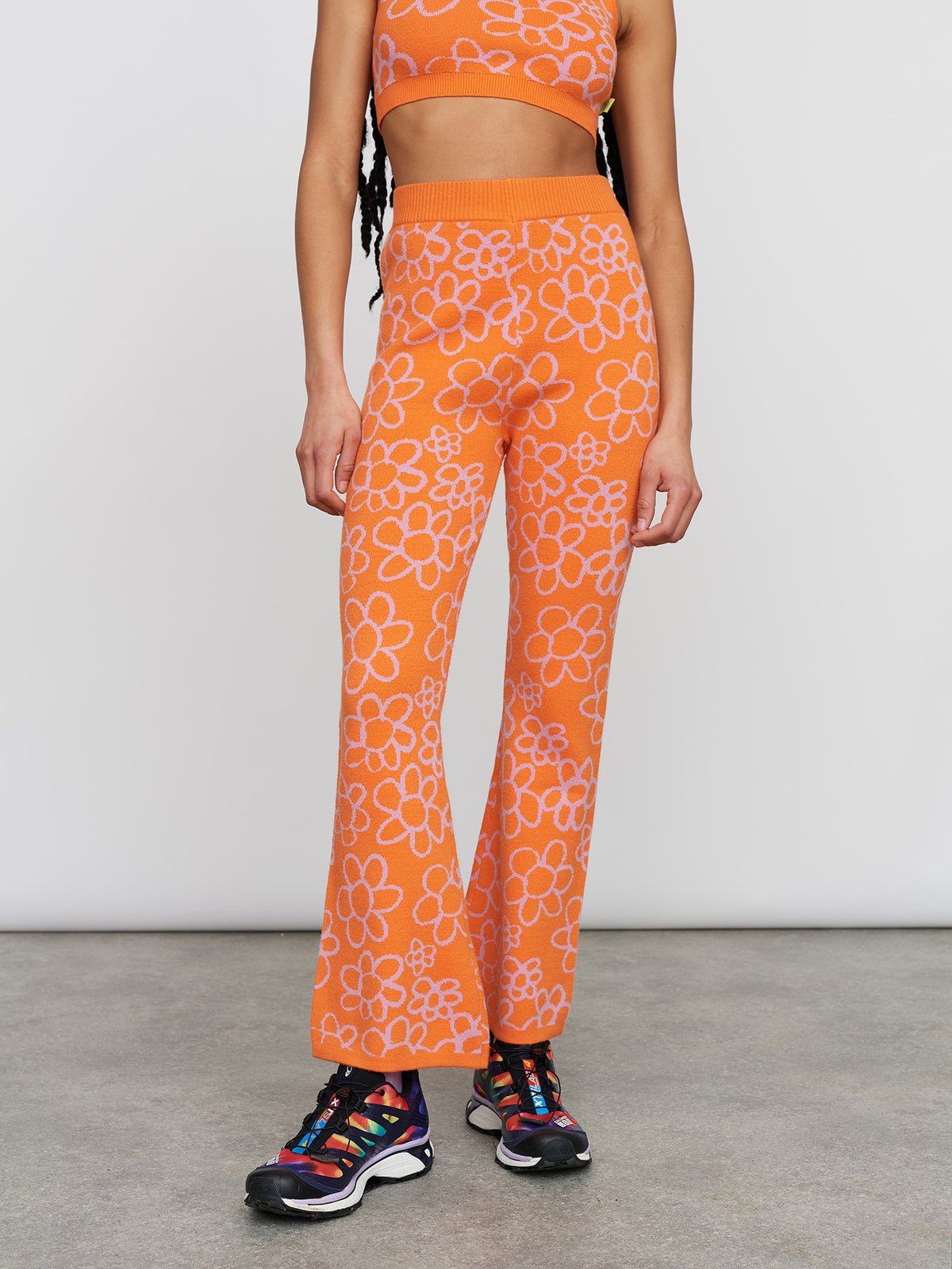 Fruit Salad Knitted Flares