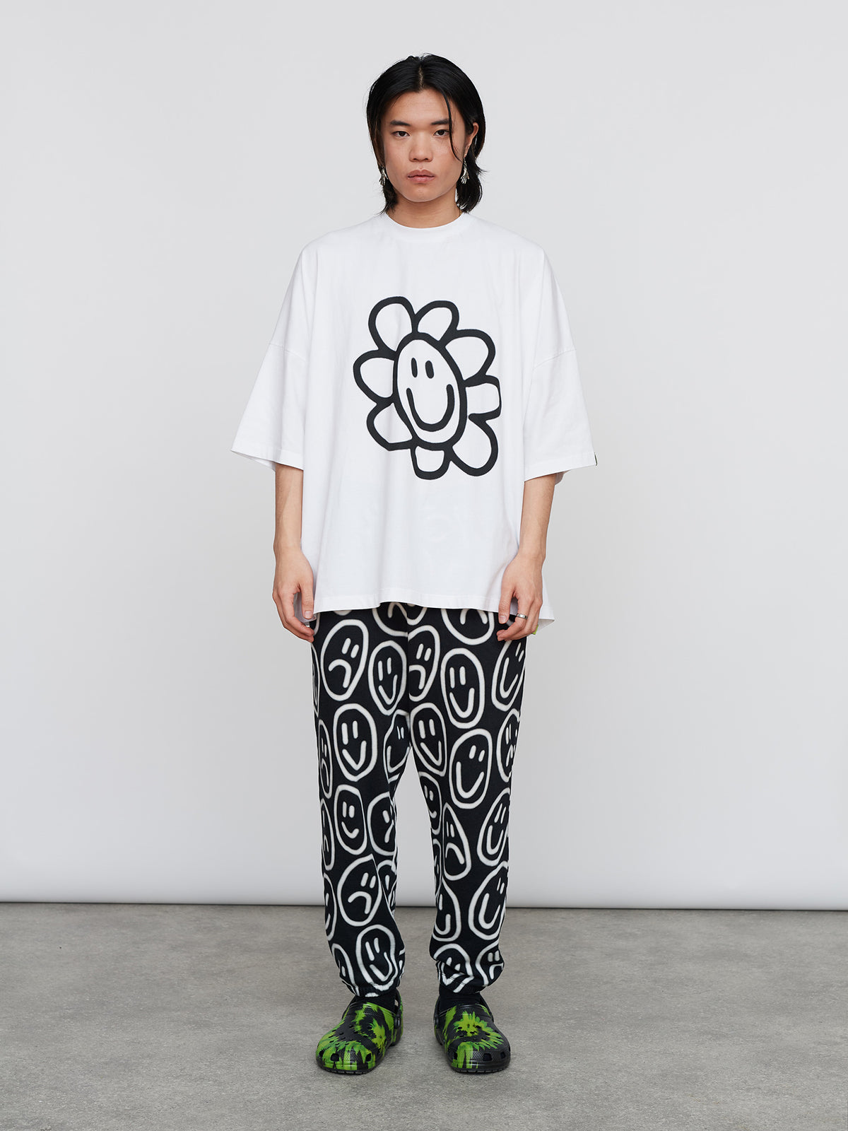Happy Flower Big Square T-Shirt