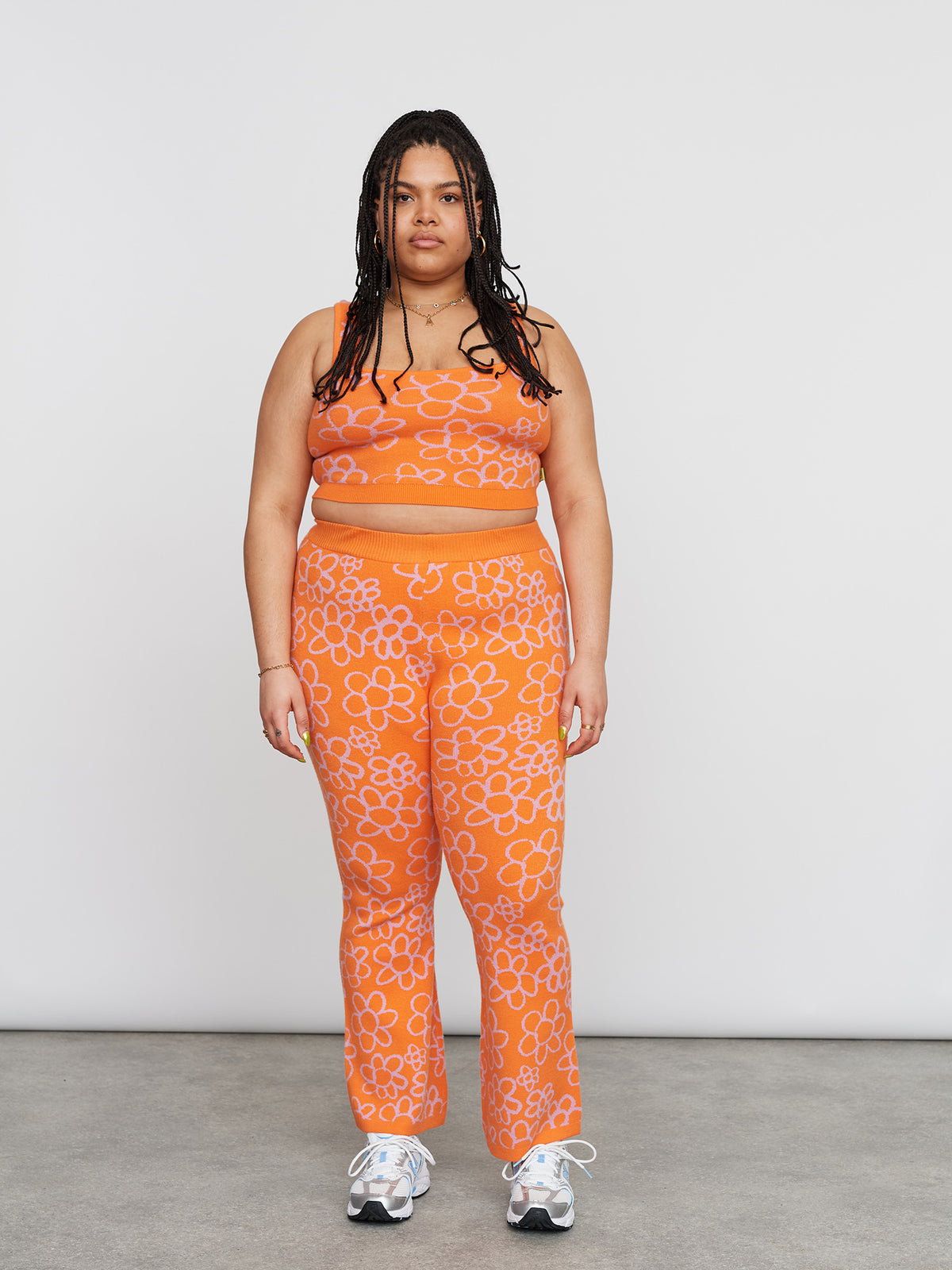 Fruit Salad Knitted Flares