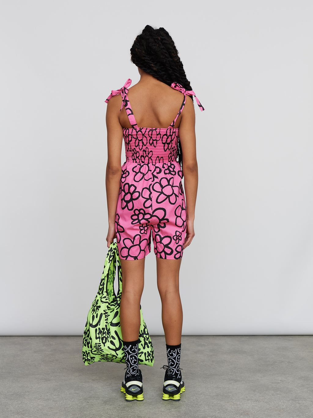 Flower Scribble Playsuit