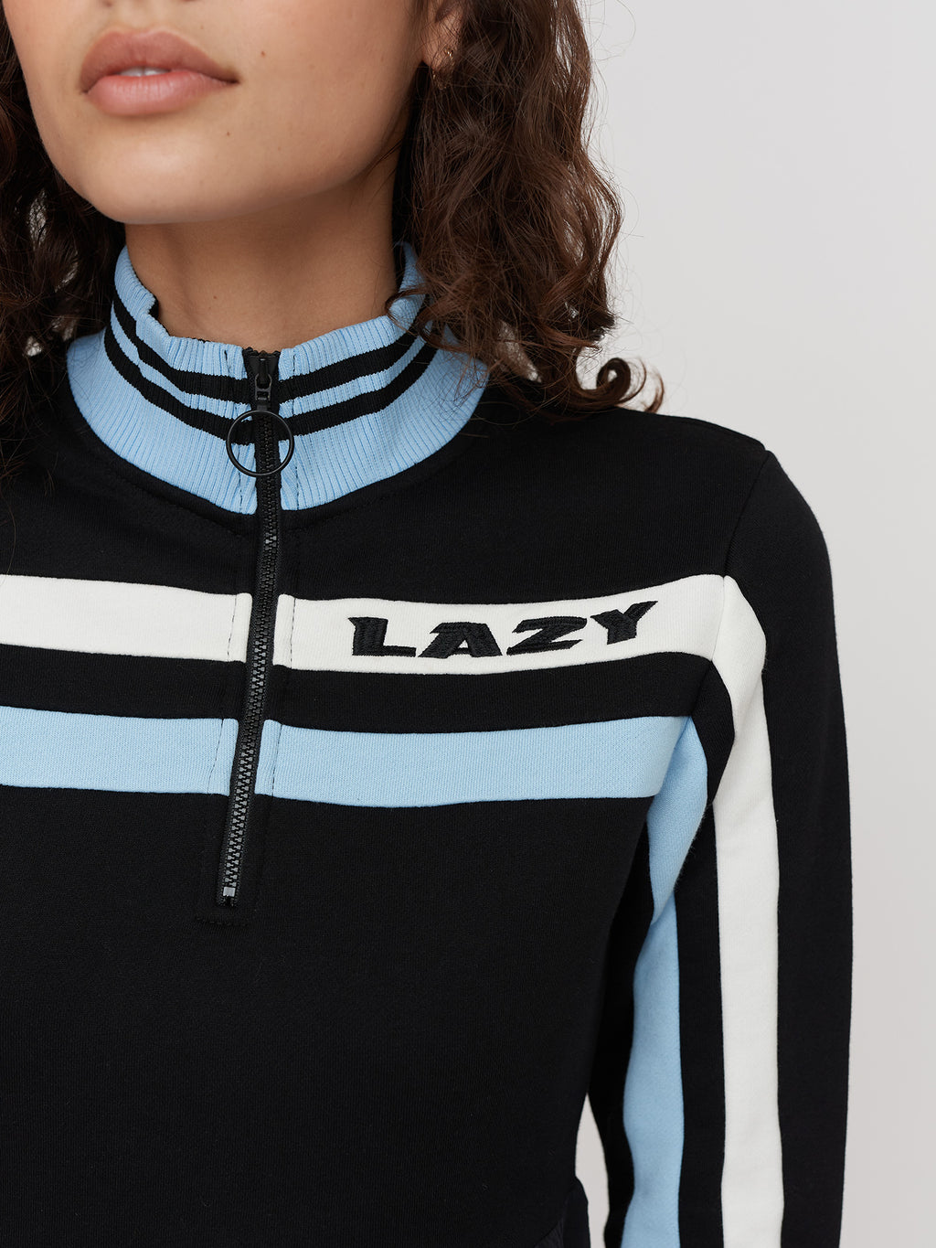 Quarter Zip Sports Sally Dress Lazy Oaf Quarter Zip Sports Sally Dress Lazy Oaf