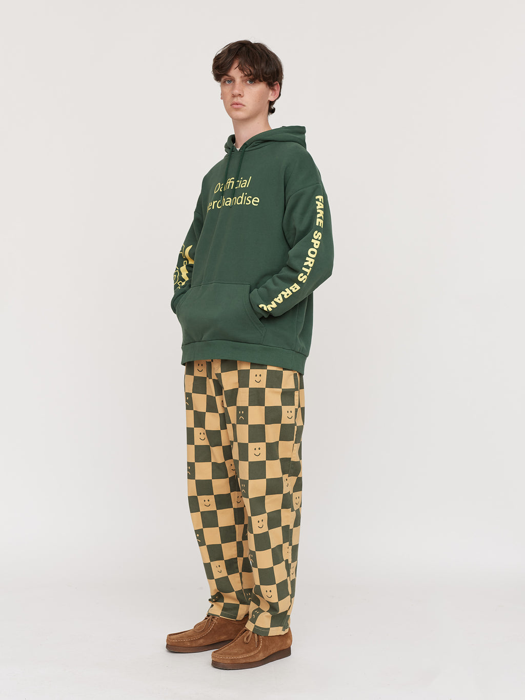Mustard Checkerboard Tokyo Pants