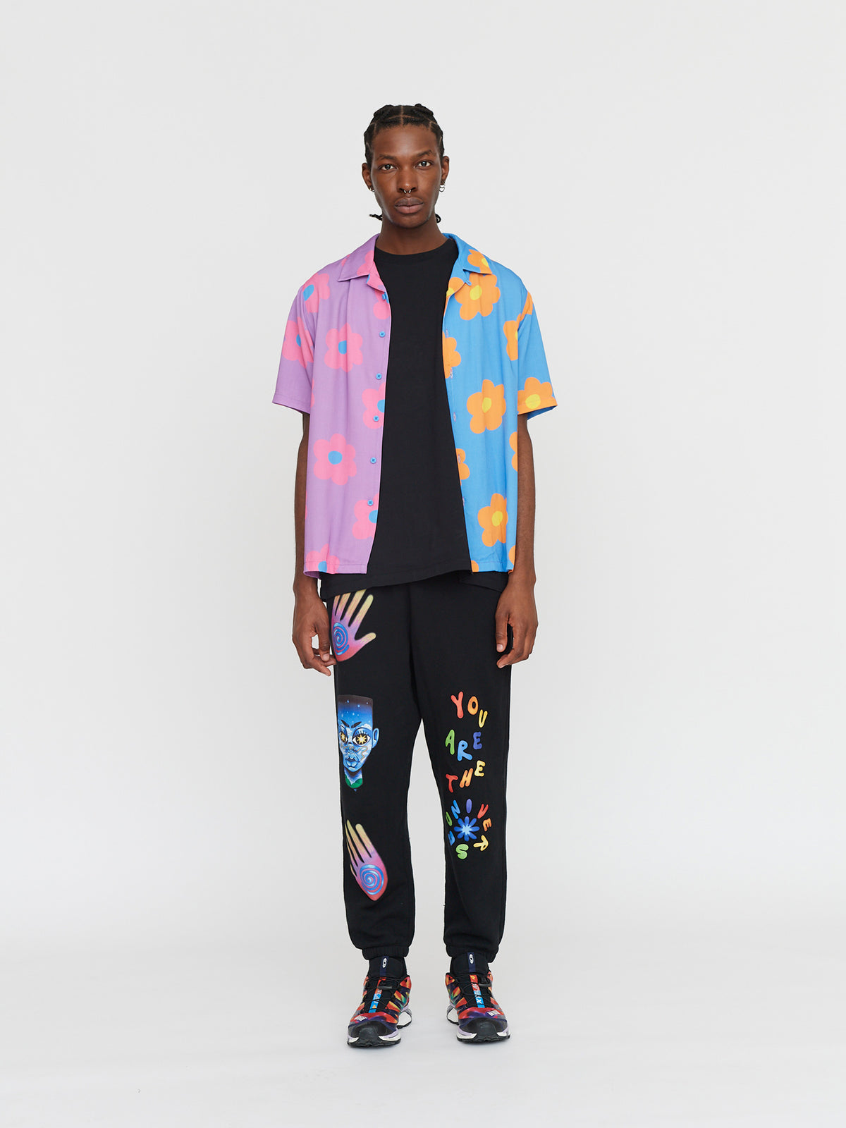 Lazy Oaf Picking Flowers Bowling Shirt