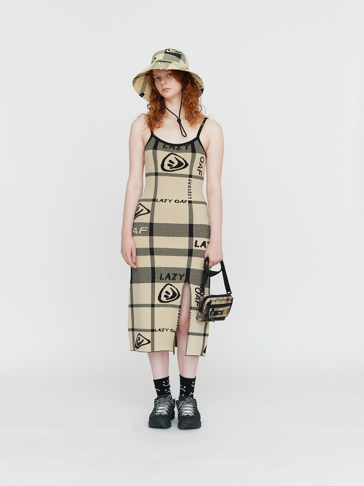 Check Please Knitted Dress
