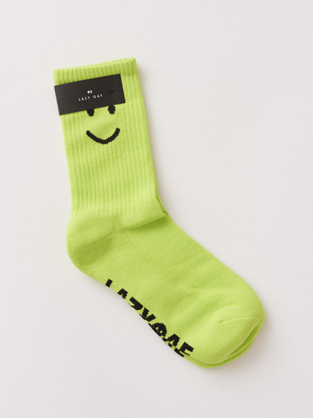 Happy Sad Lime Socks
