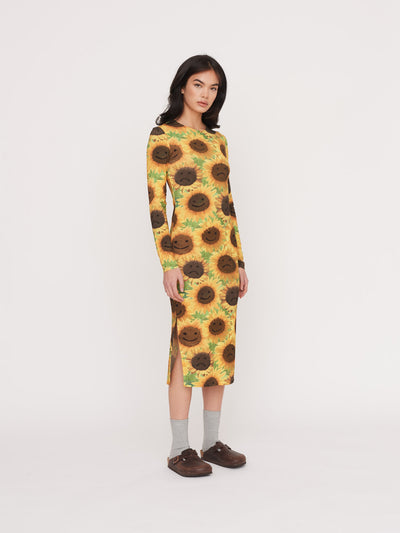 Sunflower Fitted Dress