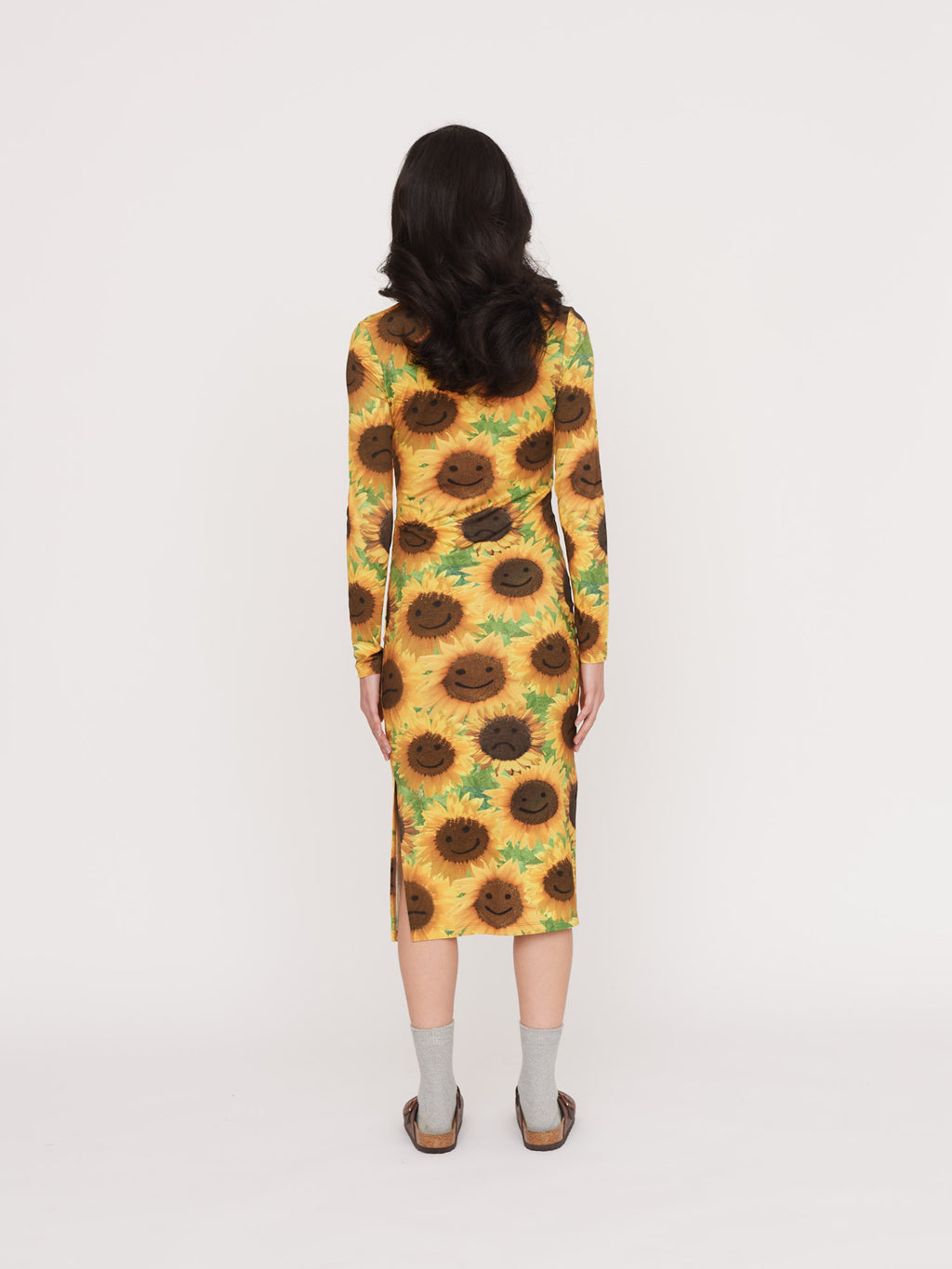 Sunflower Fitted Dress Lazy Oaf Sunflower Fitted Dress Lazy Oaf