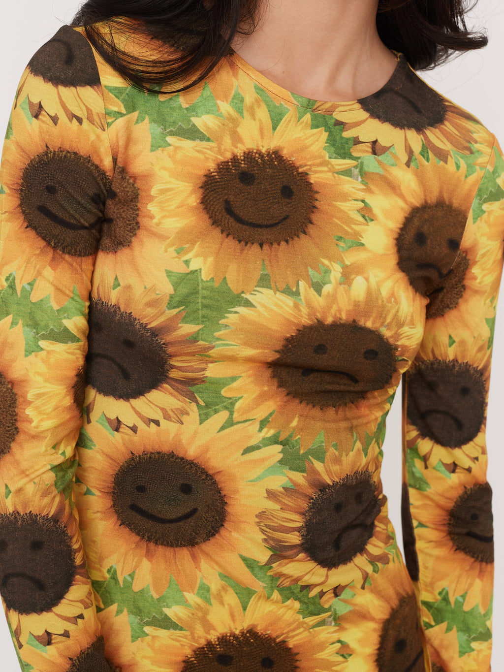 Sunflower Fitted Dress Lazy Oaf Sunflower Fitted Dress Lazy Oaf