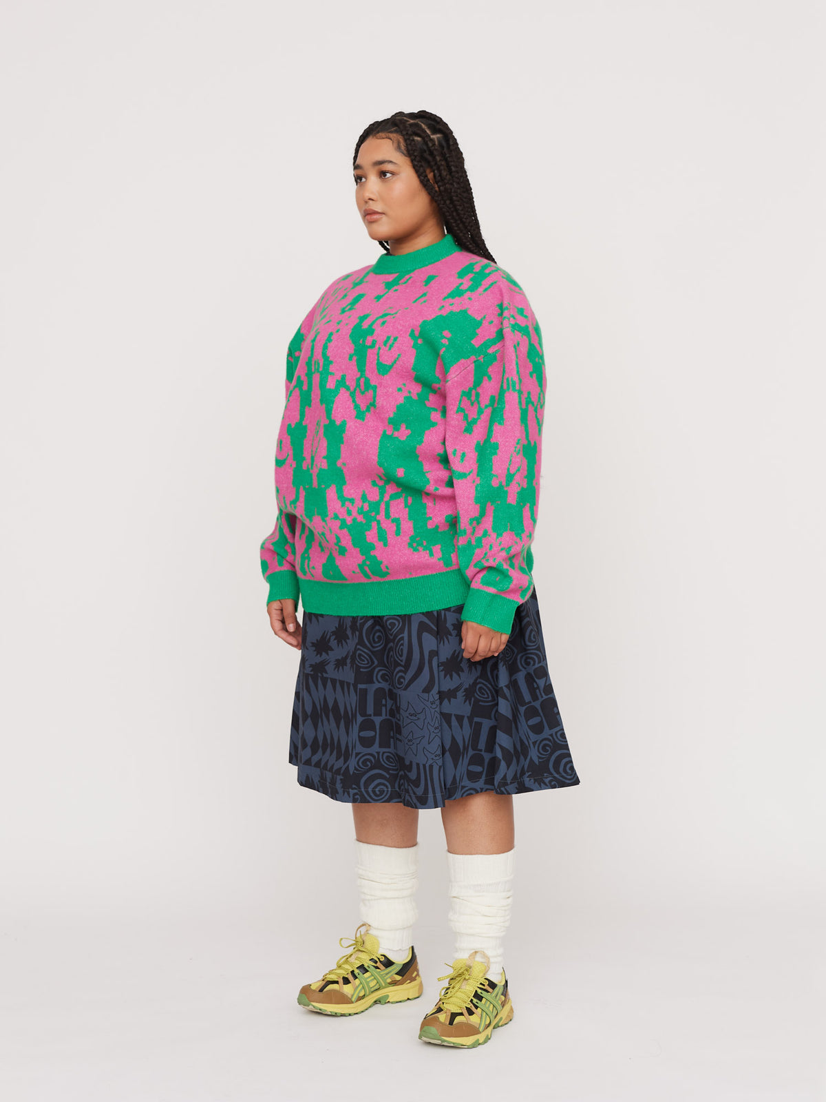 Glitchy Knit Jumper