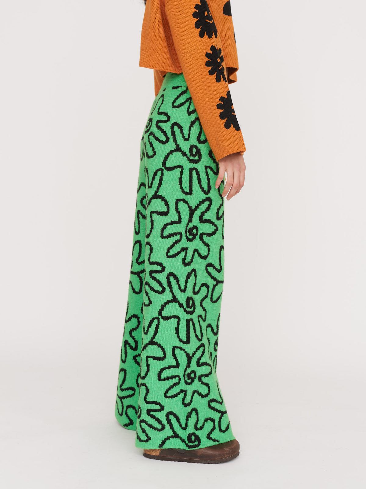 Flower Power Knit Pants
