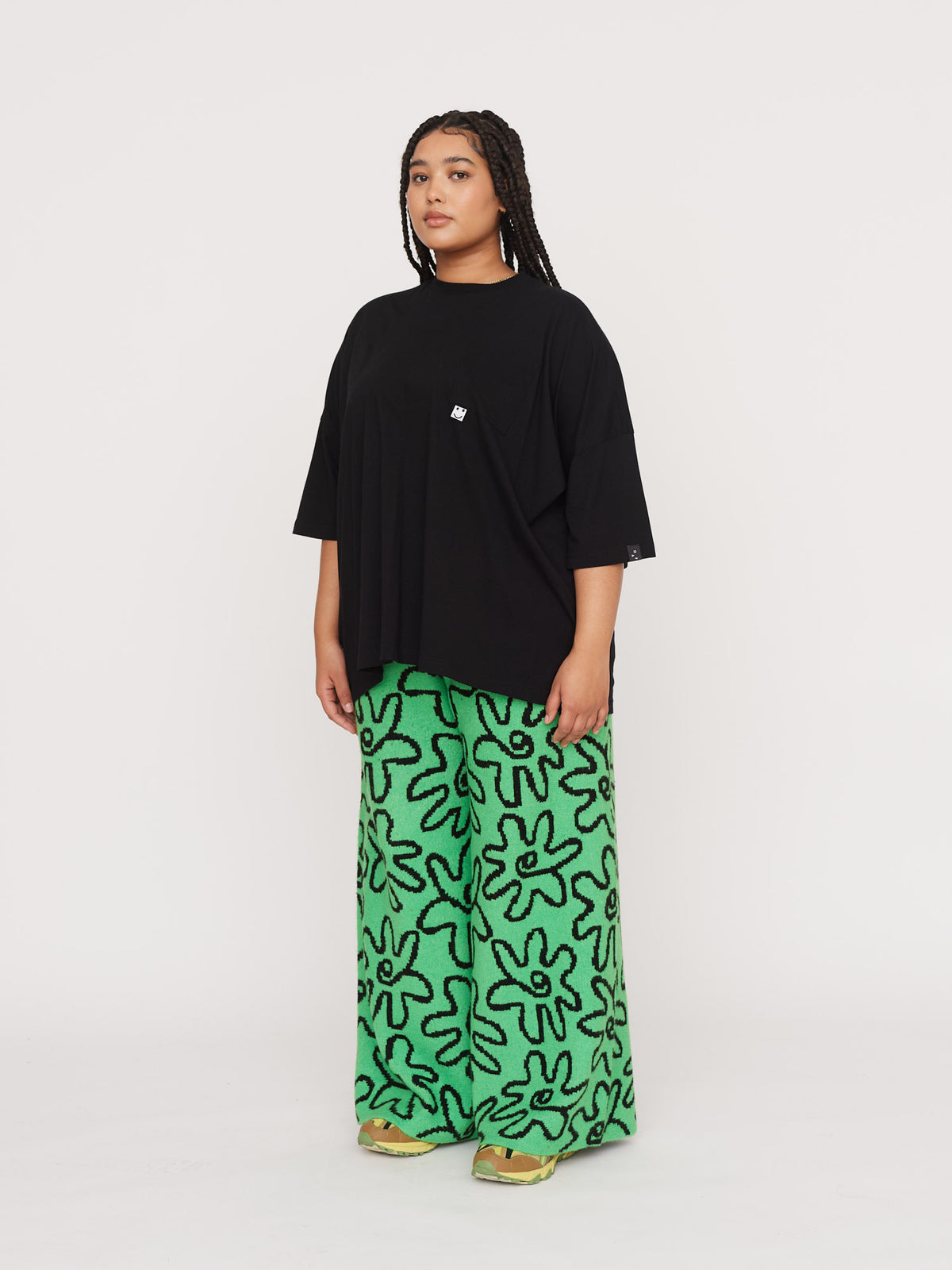 Flower Power Knit Pants