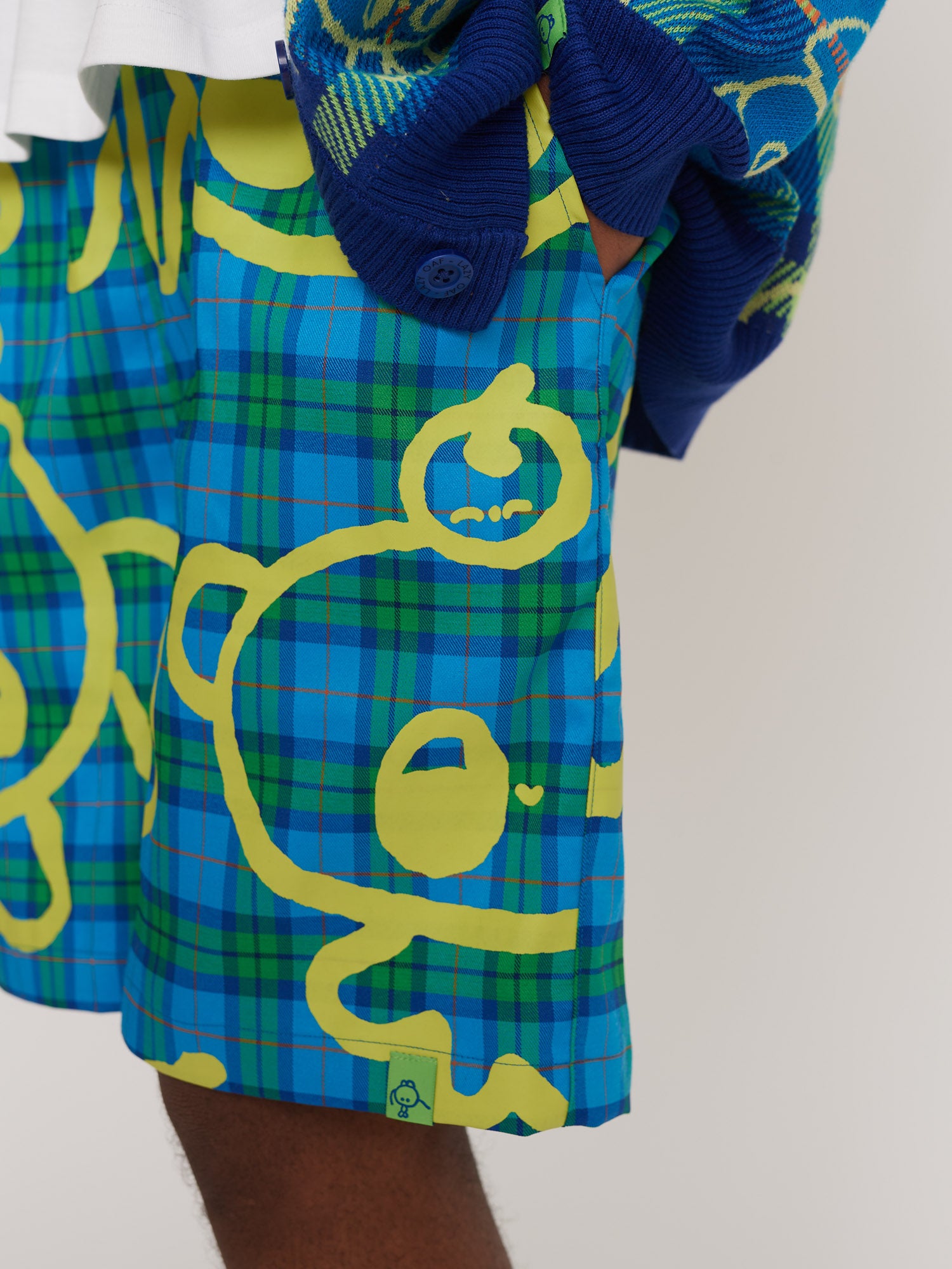 LO x Nhozagri Check Shorts – Lazy Oaf
