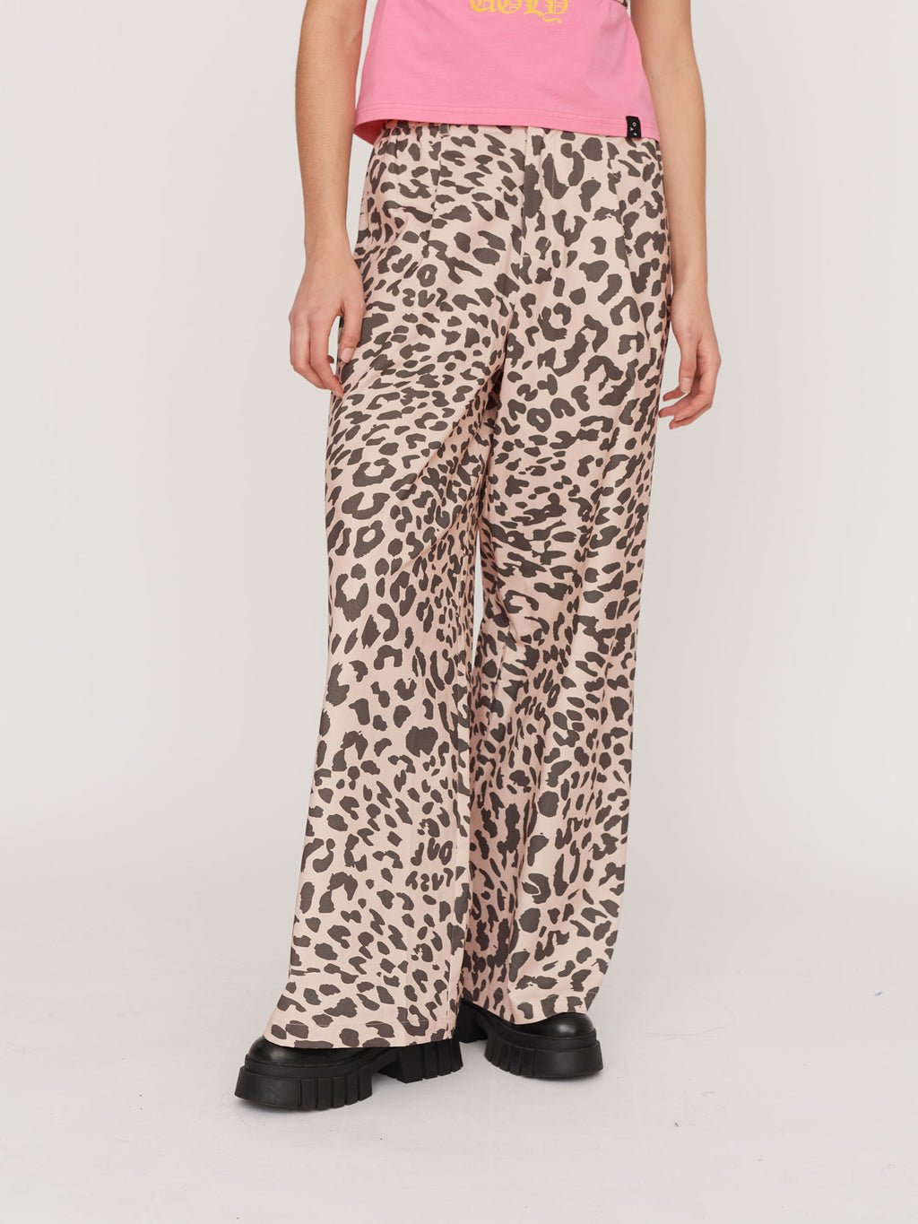 Lazy Leopard Baggy Pants
