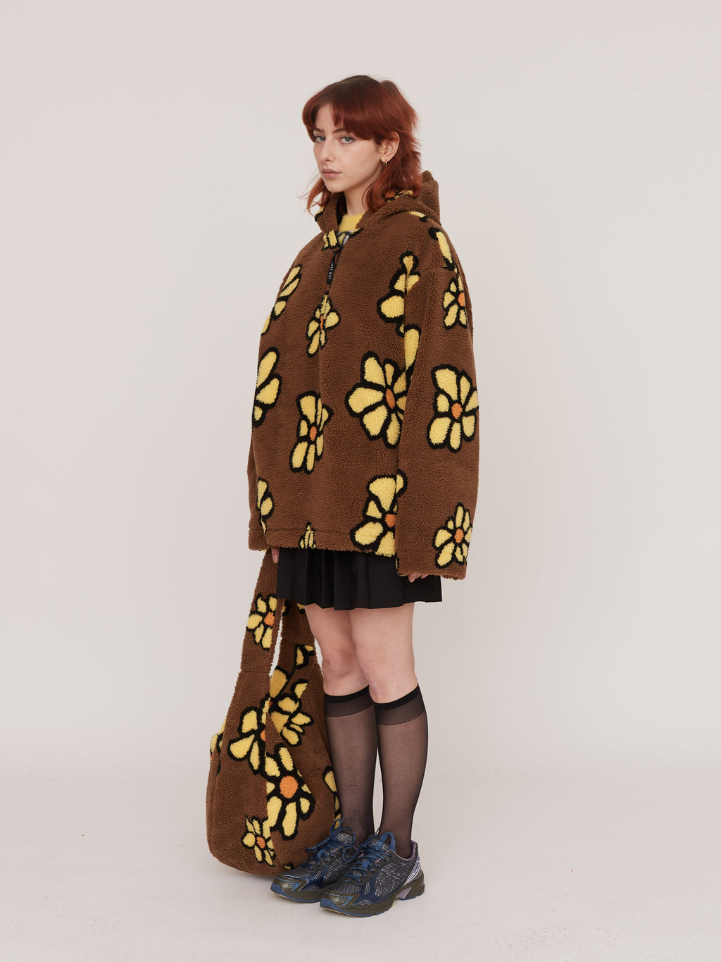 Flower Fleece Hoodie – Lazy Oaf