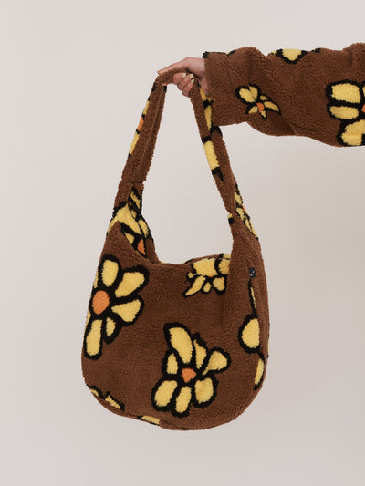 Flower Fleece Bag