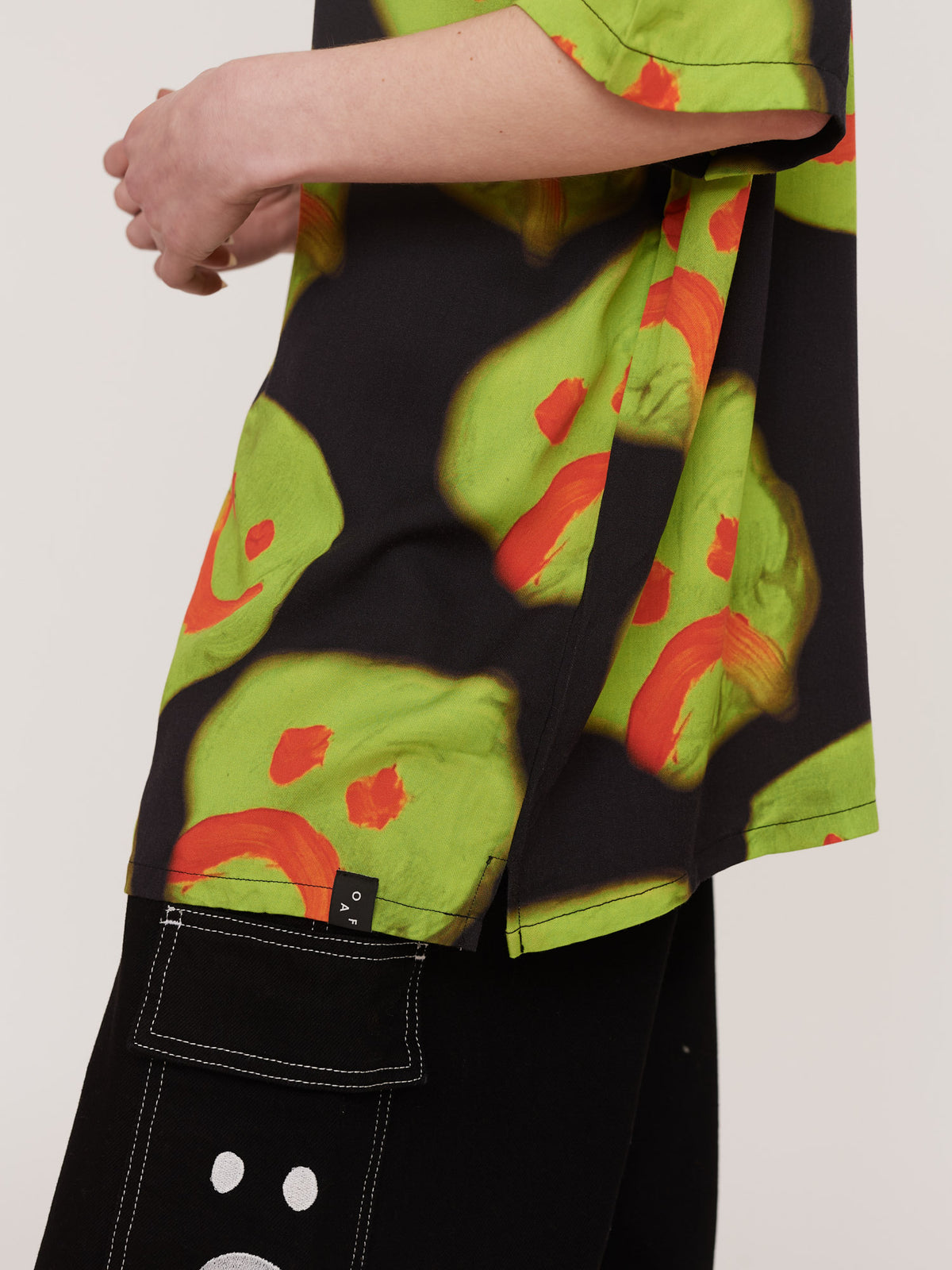Painted Happy Sad Bowling Shirt